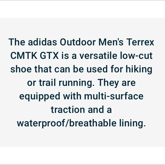 Men’s Adidas Terrex Gore-Tex 325 GTX Trail Shoe SZ 7.5 - Picture 13 of 13